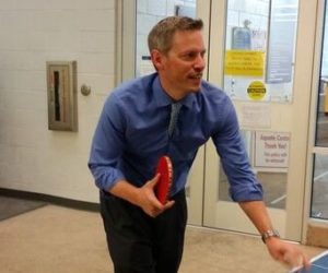 Getting to know students around the pingpong table