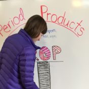 Students raise awareness for feminine hygiene issues