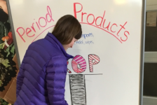 Students raise awareness for feminine hygiene issues