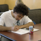 Student workers on campus