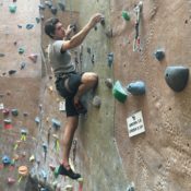 Meet the muscle behind the Bishop Climbing Wall