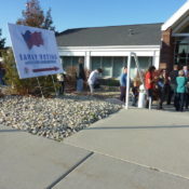 First-time voters celebrate the end of their election fatigue