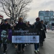 Members of Westminster’s Black Student Union celebrate Dr. Martin Luther King’s legacy