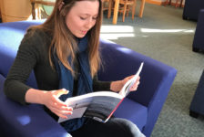 English major says her goal is to bring artistic creativity to the community