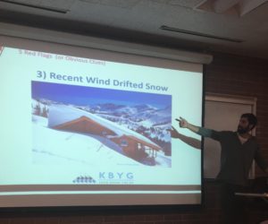 Know before you go, Westminster hosts avalanche preparedness class