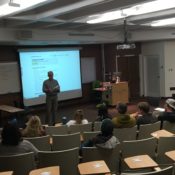 Guest speaker advocates for bi-partisan action on climate change, encourages student involvement