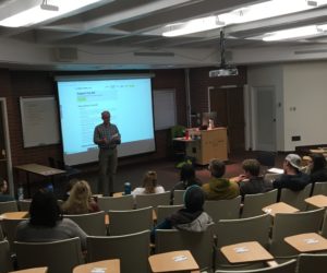 Guest speaker advocates for bi-partisan action on climate change, encourages student involvement