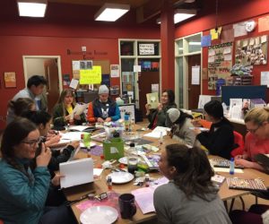 College’s first womxn coordinator hosts Rape Recovery Center journal making event