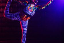 Glow-in-the-dark paint and yoga gives yogis more freedom and self-exploration