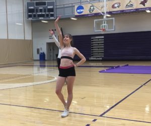 Student balances college, work, cheerleading to visit family each weekend