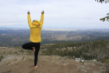 Westminster students practice yoga to relieve stress while at home