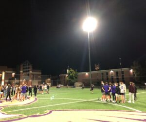 Lights installed at Dumke Field, increasing opportunities for athletics