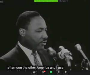 Speakers emphasize diversity, democracy during first-ever virtual MLK rally