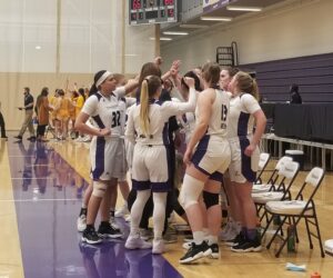 Women’s basketball reflects on historic season after Griffins fall in NCAA Sweet 16