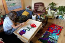 ‘I can probably do that’: Westminster student hooked on traditional rug making