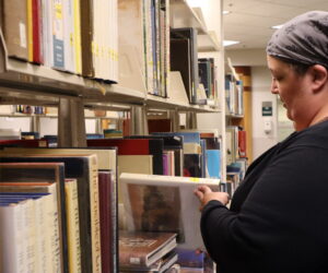 Giovale Library is underused with lots of potential, according to circulation desk manager Mitzi Farnsworth