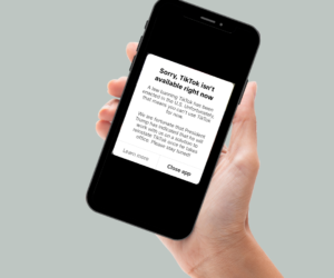 Students disturbed by TikTok ban